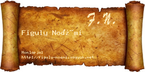 Figuly Noémi névjegykártya